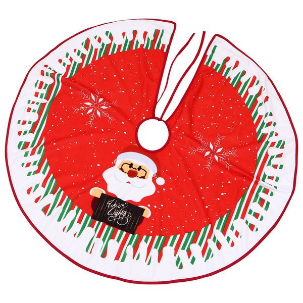 

1pc christmas tree skirt fashion tree apron cover for festive