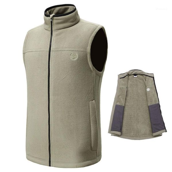 

autumn winter fleece mens sleeveless vest casual thick warm stand collar black men's vest waistcoat jacket gilet casaco hombre1, Black;white