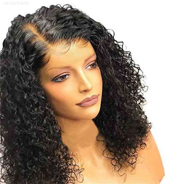 

small wig short curly hair high temperature silk heaear, Black