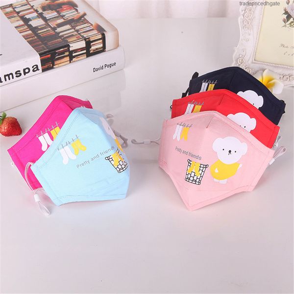 

kids children's designer cartoon printed masks child face pm2.5 anti-fog, dust-proof and breathable mask