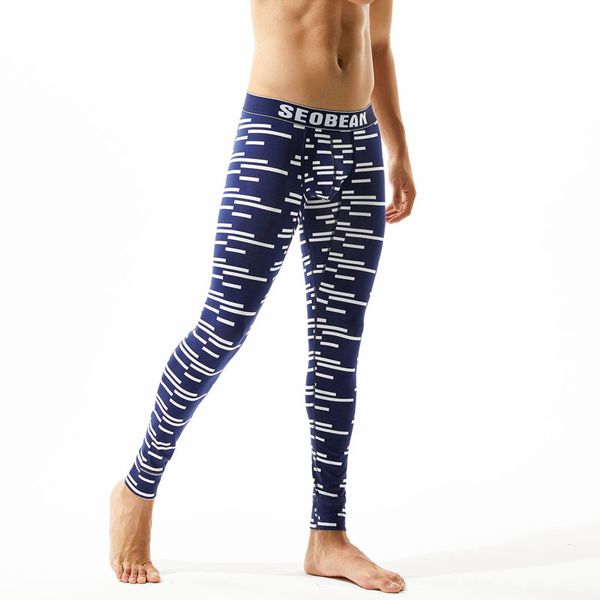 

3pieces/lot new winter men long johns cotton mens warm thermal underwear fashion man long johns underpants, Black;white