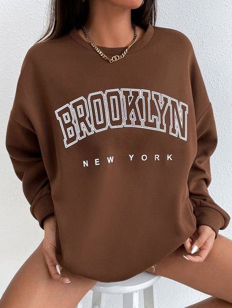

drop shoulder letter graphic sweatshirt s0zy#, White;black