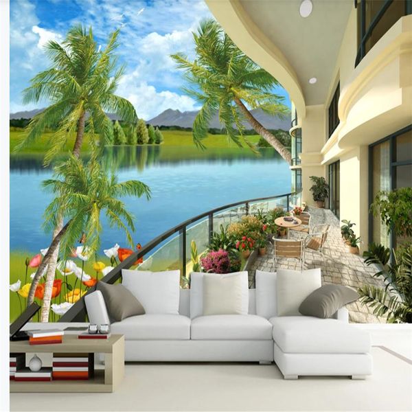 

custom p wallpaper 3d beautiful scenery wallpapers mediterranean style tv background wall beautiful scenery wallpapers