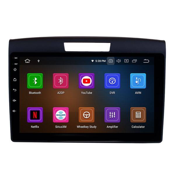 

9 inch android 10 car stereo for 2011-2015 honda crv radio gps navigation with bluetooth usb wifi support dvr obd ii