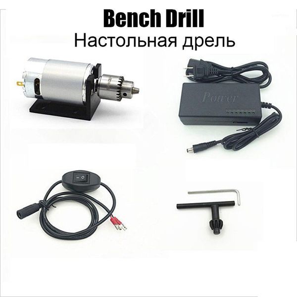 

bench drill lathe press 555 motor with miniature hand drill chuck and mounting bracket dc motor dc 12-24v jto 0.3-4mm1