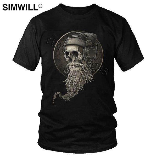 

vintage winya no. 99 skull beard short sleeves horror gothic head tshirt designer classic tees hooded sweatshirt hoodie men t shirt