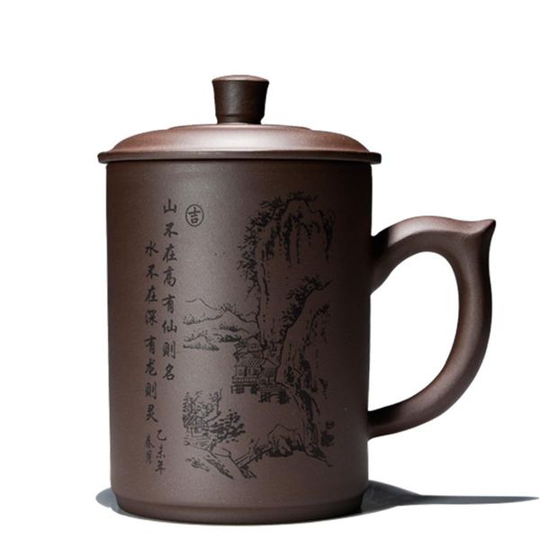 

jia gui luo 500ml с чайным чаем кружки фиолетовый глиняный pu'er керамические чашки офисные чашки подарочные путешествия i010 jllrga