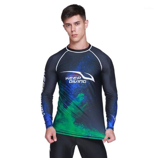 

swim wear upf 50+ scuba men diving wetsuit long sleeve shirt rash guard for surfing snorkeling swimming various sizes1