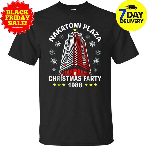 

summer 2020 100% cotton nakatomi plaza christmas party 1988 t-shirt christmas gift xmas gift holiday sport hooded sweatshirt hoodie