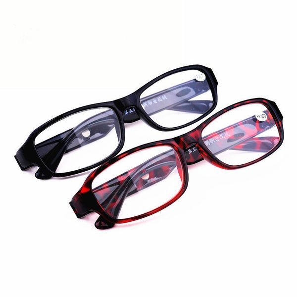 

square fashion reading glasses super light resin for magnetic therapy presbyopia men women telep glass presbyopic glasses t202, White;black