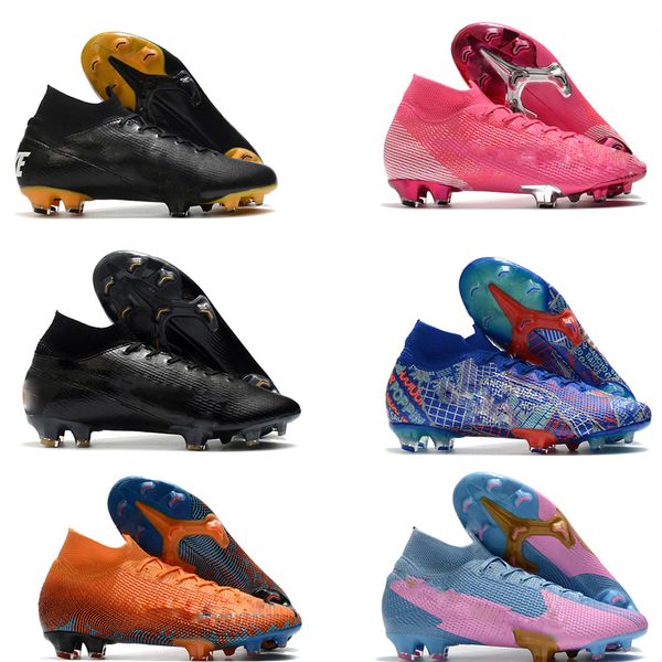 

safari cr7 mercurial superfly 7 vii elite fg pink soccer cleats nuovo white dream speed 3 mbappe neymar jadon sancho football boots