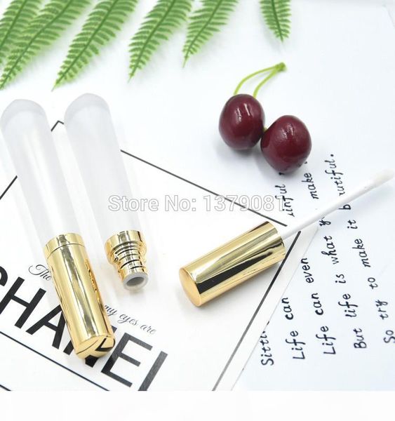 

10 30 50pcs high grade 5ml plastic empty lip gloss tube, diy matte liquid lipstick container,elegant abs frosted lip gloss tube