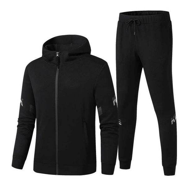 

20fw новые мужские костюмы мода зима и весна мужские куртки + брюки костюмы высокого качества мужчины tracksuit одежда, Gray