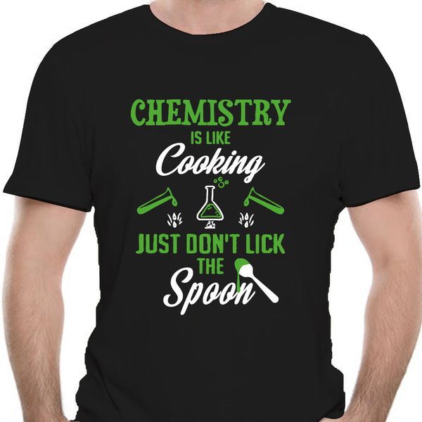 

men tshirt chemistry funny t-shirt don t lick the spoon chemist humor cool women t-shirt tees 0924e sport hooded sweatshirt hoodie
