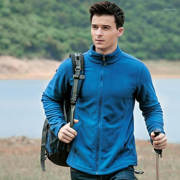 

running jackets men's jacket coat sportwear outerwear full-zip polar fleece hiking thin autumn winter casual male sport1, Black;red