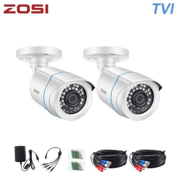 

zosi 2 pcs hd 1080p tvi video cam cctv waterproof nightvision video surveillance camera 2mp cctv security outdoor1