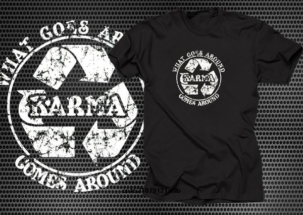

men t shirt karma funny t-shirt novelty tshirt women sport hooded sweatshirt hoodie