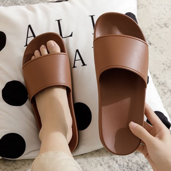 

2021 men women slippers fashion slide non-brand triple black white yellow brown mens ourdoor beach l indoor sandals shoes