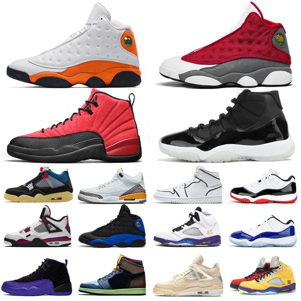 

2020 basketball shoes 1s 3s 4s 5s sail alternate 11s 12s 13s 25th anniversary dark concord flint starfish mens women trainers sports sneaker
