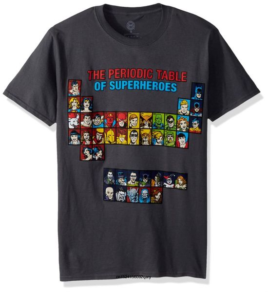 

мужчины смешной t shirt женщины прохладный тенниску лига справедливости периодическая таблица tee shirt спорта с капюшоном hoodie