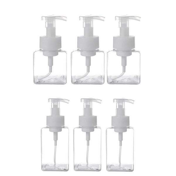 

storage bottles & jars clear liquid soap foam bottle shower gel pump cleansing bottle, 3 pcs/set