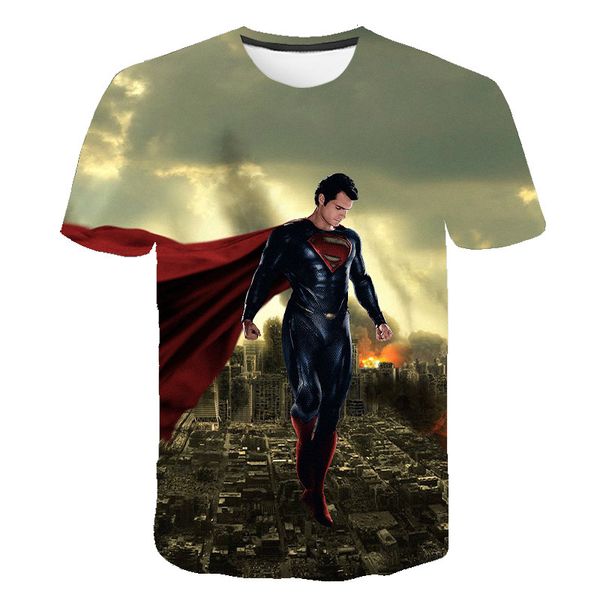 

superman/batman/spider man/captain america /hulk/iron man 3d men 3d print shirts kawaii funny oversized men clothing