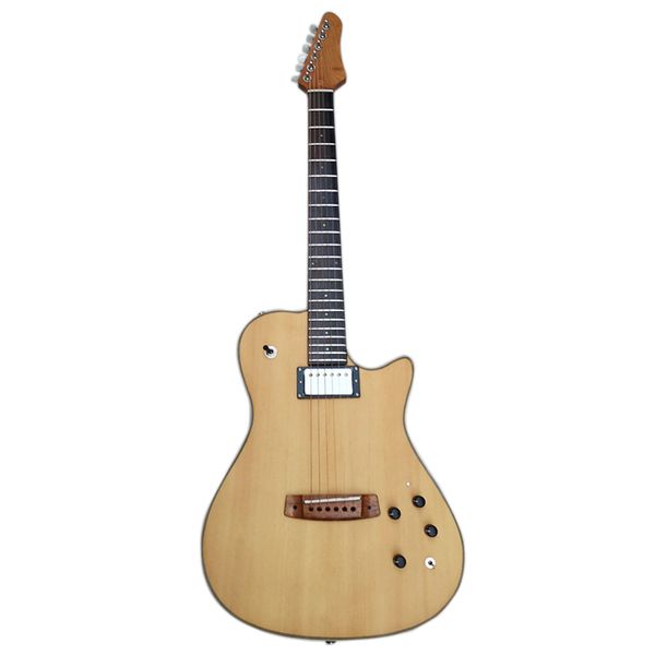 

акустическая гитара электрической бесшумная портативная встроенная в верхнем эффекте еловой бесплатной доставки