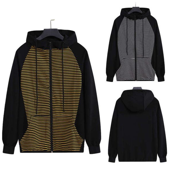 

cardigan autumn new men's student coat hooded loose long sleeve trend casual sports sweater wy09, Gray