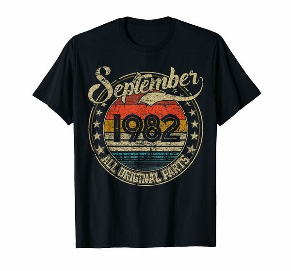 

vintage september 1982 tee t shirt 37 years old 1982 birthday gift teenage pop t-shirt sport hooded sweatshirt hoodie