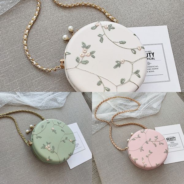 

women's summer small fresh 2020 new women's summer fashion versatile messenger bag 2019 fashion chain net red small round bag 9zhl