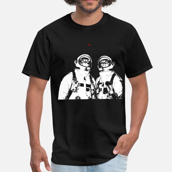 

funny cat astronauts looking at a laser pen t shirt humor horror sportswear tracksuit hoodie sweatshirt
