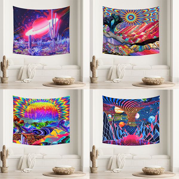 

background cloth live p background wall cloth abstract ins style simple dormitory bedroom curtain decoration tapestry dhl free