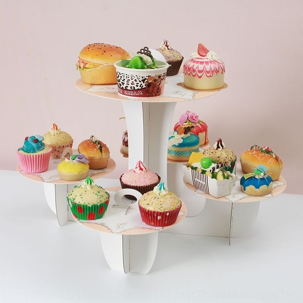 

8uga2 new style european simple lace five-plate lace cake dessertgilding cake rack party dressing supplies paper dessert dessert rack o2nvn