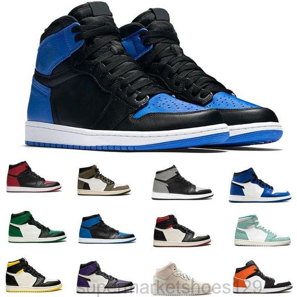 

men jumpman 1 high og shoes 1s colores vibras tie dye pine green pink women sneakers hack travis trainers court purple sports #47 j5pe