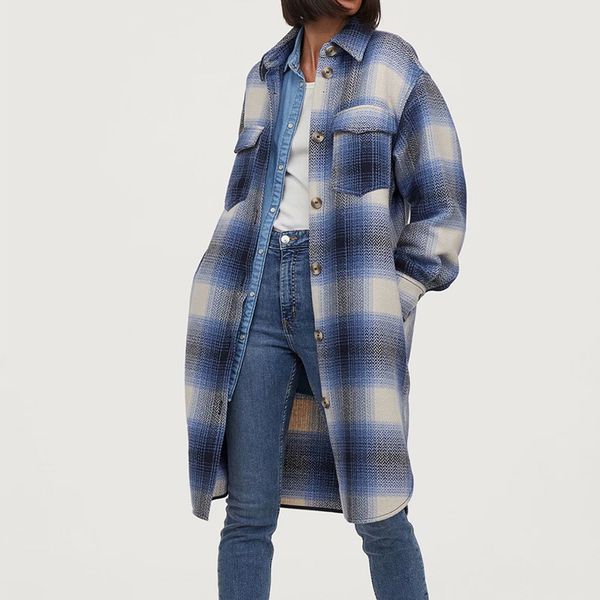 

2021 women elegant winter wool overcoat plaid printed new long bandage woolen coat cardigan plus size outwear with pocket ccsy, Black