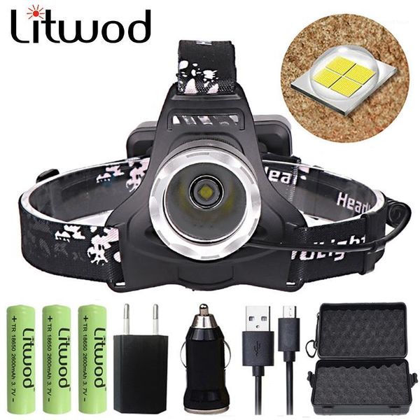

z20 litwod 2810 32w chip xhp70 high power led headlamp 32000lum powerful headlight head lamp torch head light1