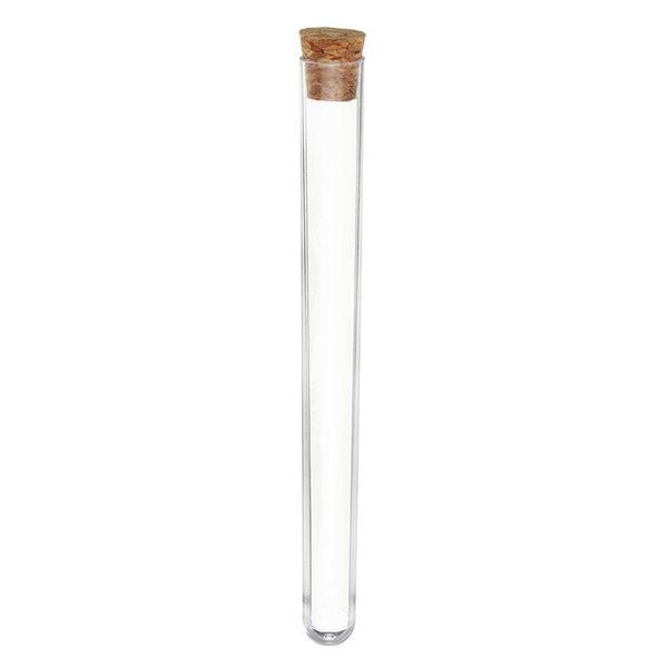 

50pcs/pack 20ml transparent plastic test tubes with corks sers candy capsule empty scented tea tubes bottle 150x16mm q bbydmk