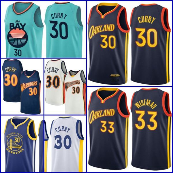 

golden state warrior jersey curry stephen 30 james wiseman klay draymond thompson green andre 9 lguodala basketball, Black;red