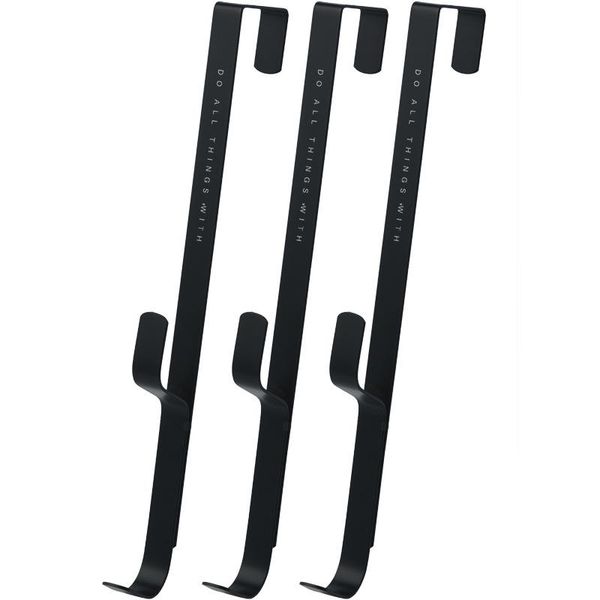 

3pcs door hanging towel coat hanger bag keys cloth holder rack storage