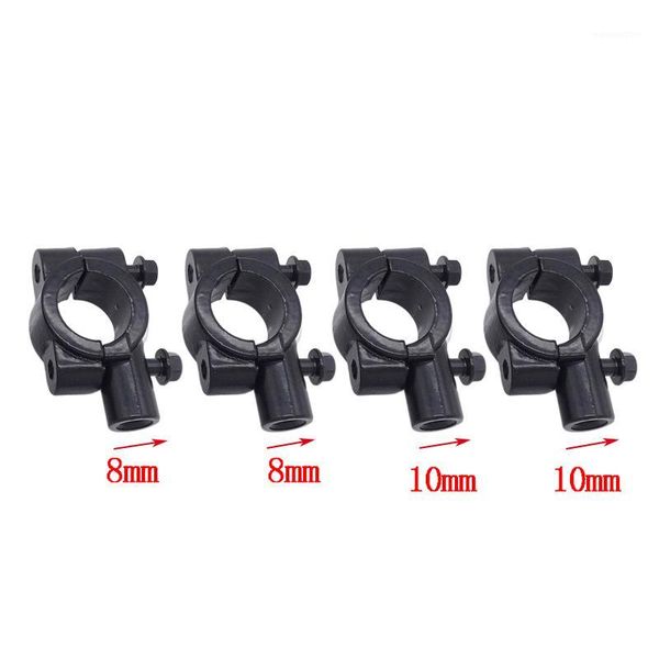 

1 pair universal 22mm motorcycle with 8mm or 10mm screw hole motorcycle handlebar rearview mirror mount adapter holder clamp1