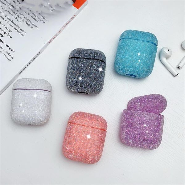 

air pods cool fashion frosted sparkling earphone case for airpods pro hard pc color wireless bluetooth for apple airpods pro 3 case cover