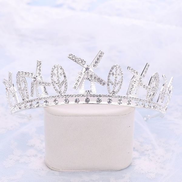 

inew crystal, head, tiktok crown, wedding character, accessories, bride, etc, Silver