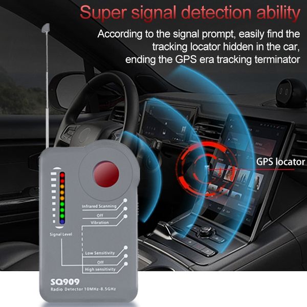 

multi-function infrared detector with retractable antenna