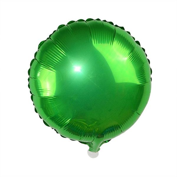 

5шт 18 «» золото серебро шар круглый свадебный алюминиевой фольги шары надувные подарков день рождения baloon украшение партии гелий бал sqc