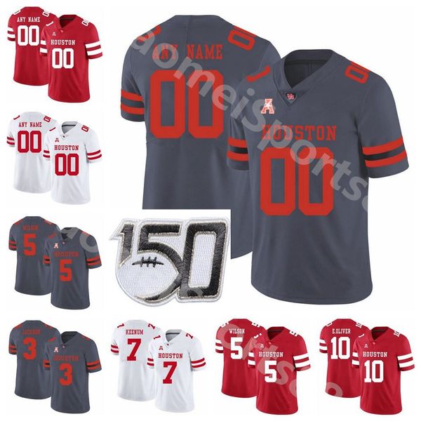 

houston cougars jerseys patrick carr jersey mulbah car chandler smith case keenum william jackson college football jerseys custom stitched, Black
