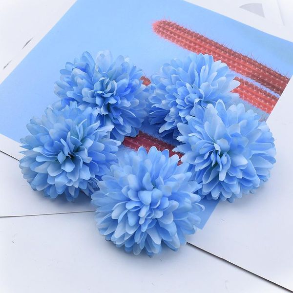 

50 100 шаровой daisy 6см свадьба декоративные цветы венки главная декор аксессуары diy подарки невеста холдинг цветы материал sqcduj ppshop0