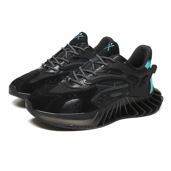 

new arrival men's sneakers non-slip male running shoes comfortable sports athletic outdoor training fitness black jogging gym 45