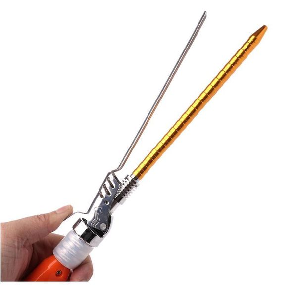 

9mm 360 rotating electric hair salon curler tool ceramic curling iron wand hair modelin jllftt, Silver