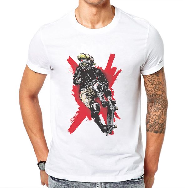 

limited time discount hip hop short sleeve mens skull print tees camisetas hombre verano sport hooded sweatshirt hoodie men t shirt