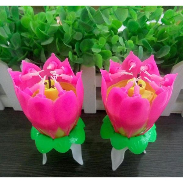 

lotus music candle lotus singing birthday party cake music flash candle flower music candle cake accessories h wmtyde hxclothes